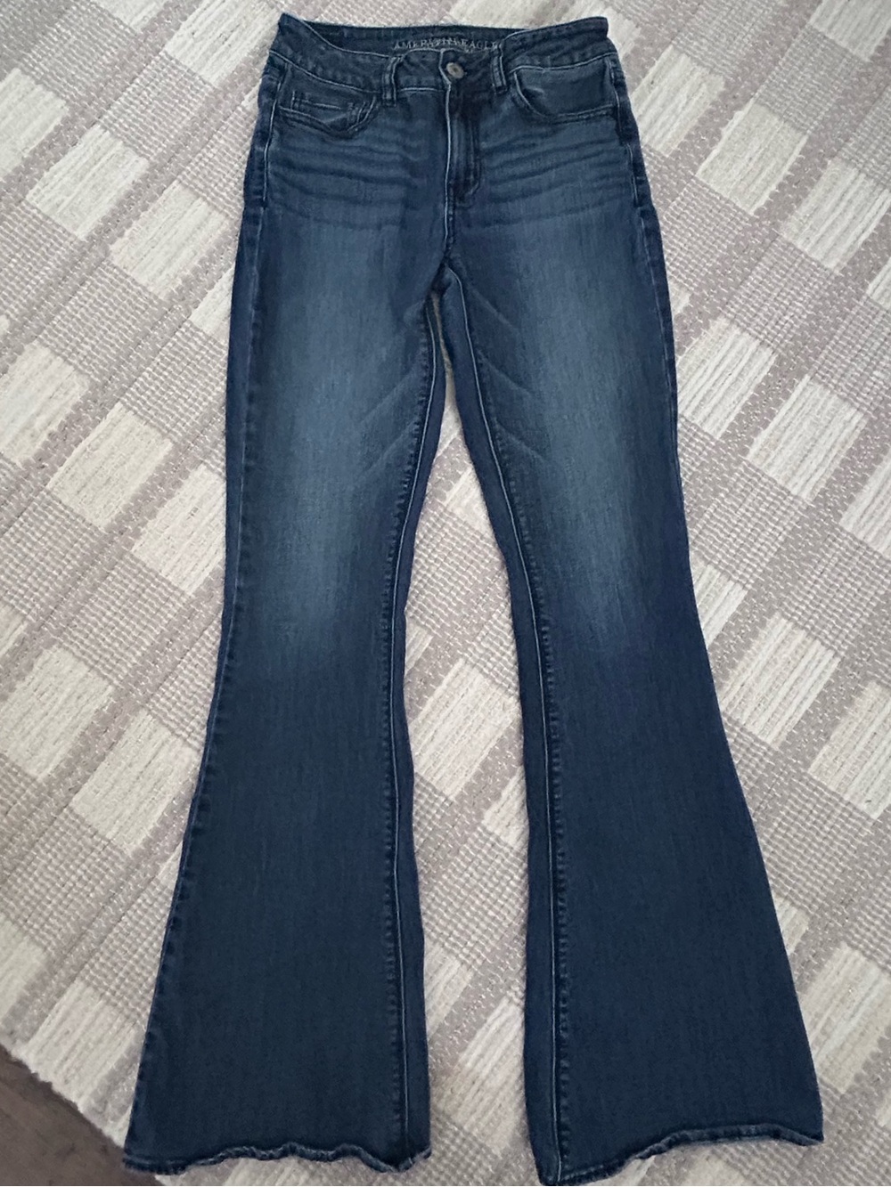 American Eagle Outfitters Dark Blue Flare Jeans